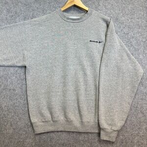 Vintage Reebok USA Crewneck Sweatshirt Gray Men's M Logo Pullover 90s